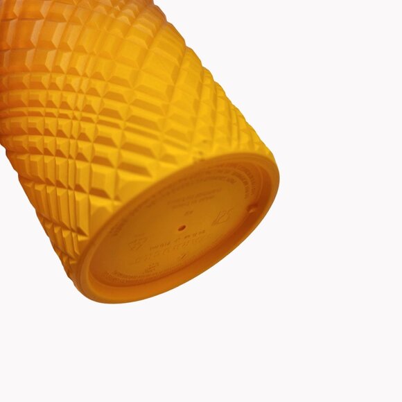 2022 Starbucks Orange Mango Jeweled Gradient 24oz Venti Tumbler Diamond Textured - Picture 5 of 8